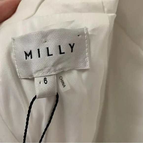 Milly Bridget Guipure Lace Dress Size 6 White Ecru NWT New - Picture 10 of 14